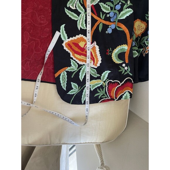 travelsmith Vintage Floral Embroidered Cotton jacket XL - Picture 8 of 10